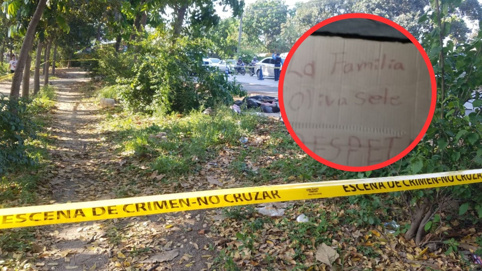'La familia se respeta': matan a joven y le dejan rótulo en Colón