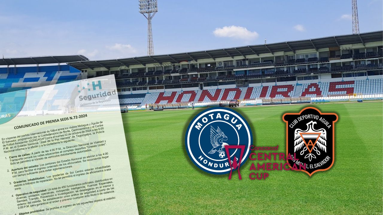 Policía anuncia medidas de seguridad para juego Motagua vs. Águila