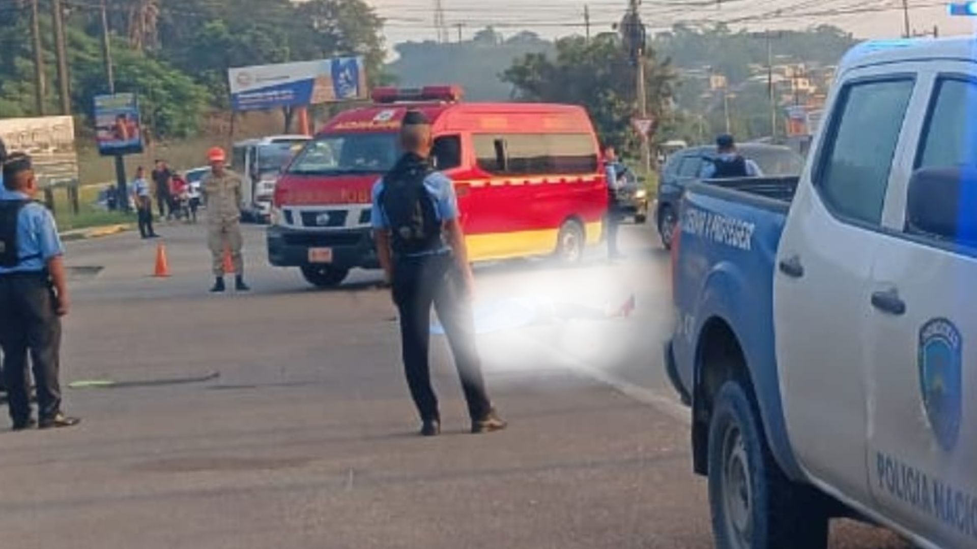 Mujer que salió a hacer ejercicio a la calle muere atropellada en Choloma