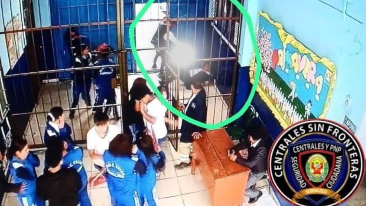 Video capta cuando profesor de un colegio en Perú es asesinado por un sicario