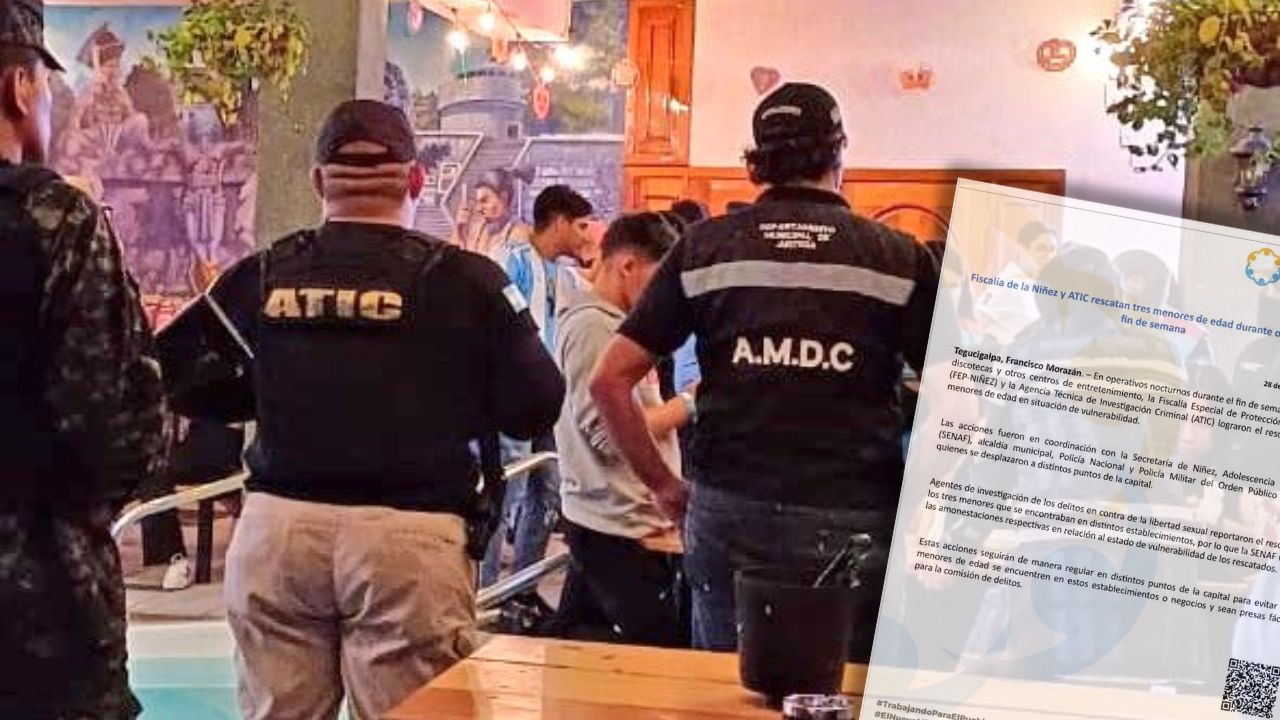 Rescatan a tres menores en estado de vulnerabilidad en la capital