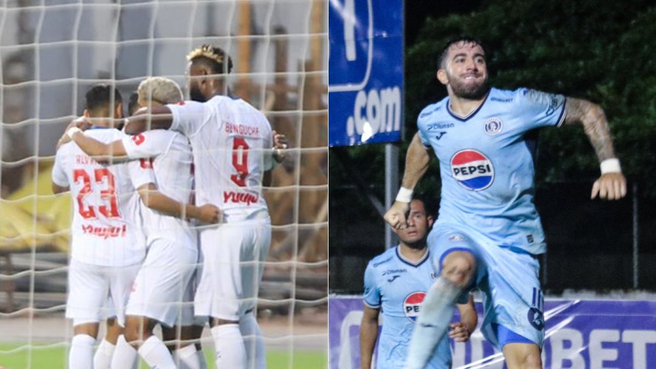Olimpia derrota a Victoria y Motagua golea a Real Sociedad en una noche llena de goles