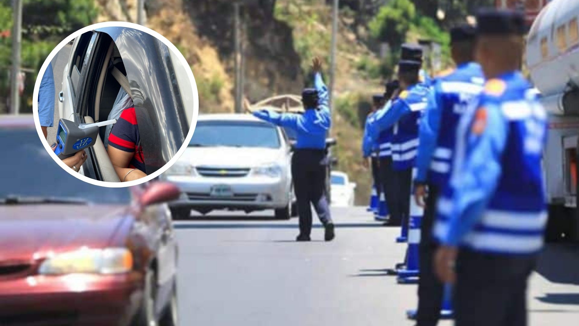 Denuncian reacciones violentas de conductores tras pruebas de alcoholemia durante la Semana Morazánica