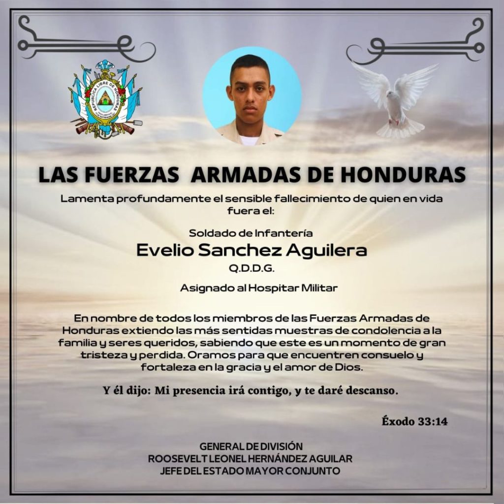 Comunicado de las Fuerzas Armadas de Honduras