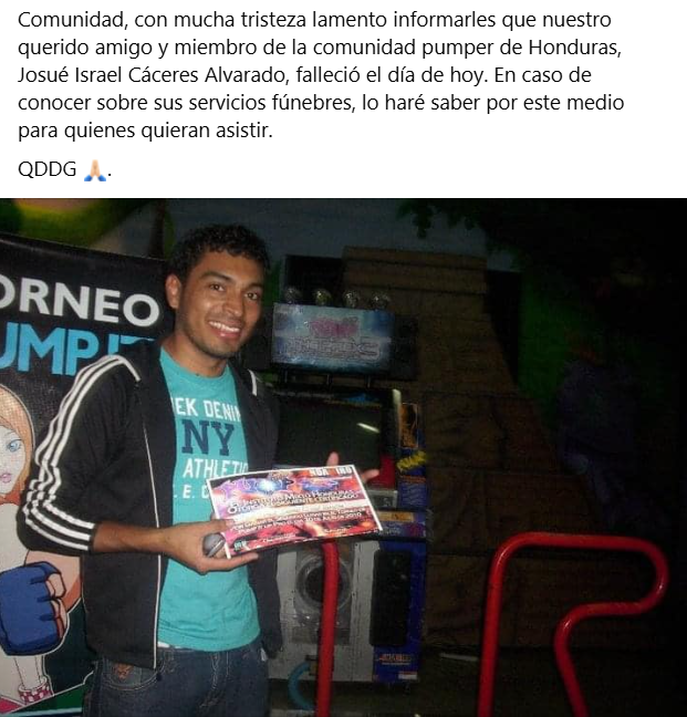 Captura de pantalla donde se lee una publicación