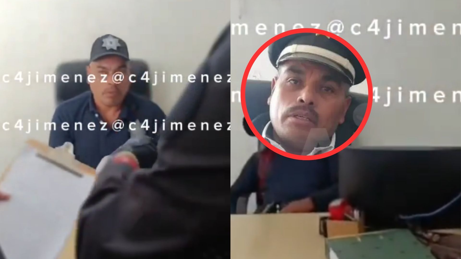 Captan momento en que policía se quita la vida antes de ser arrestado