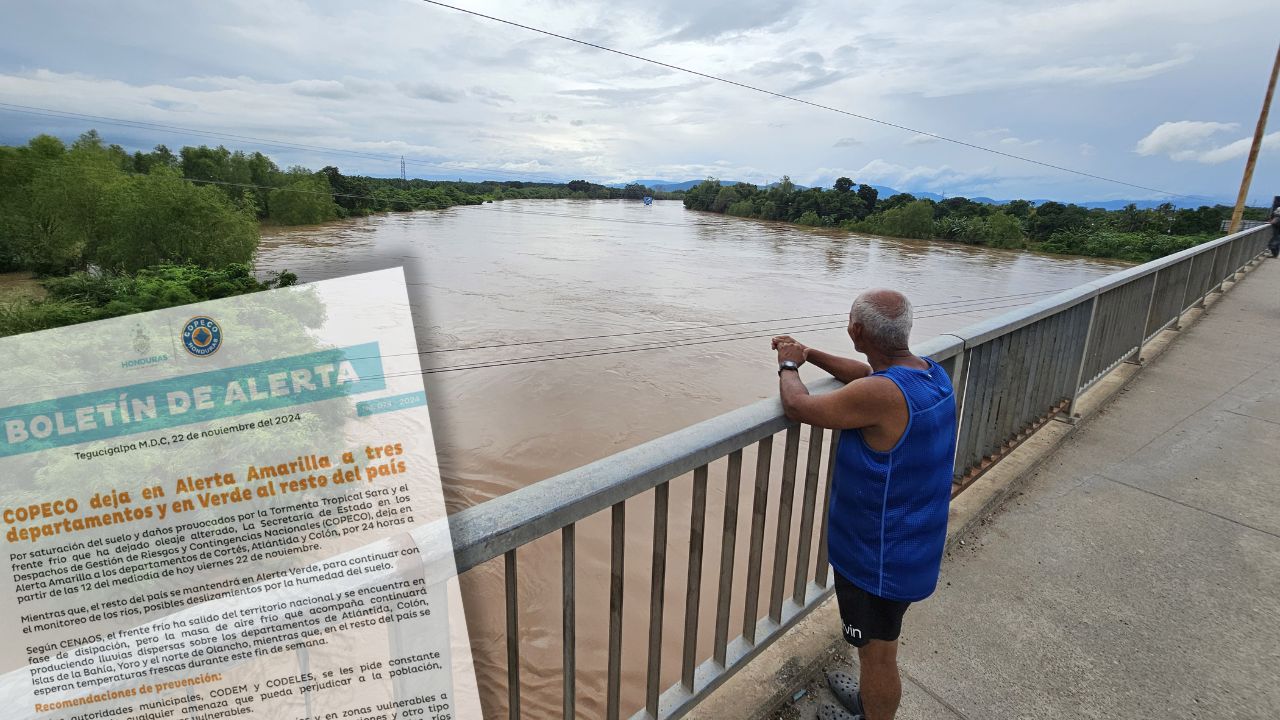 Tres departamentos, en alerta amarilla; el resto en alerta verde: Copeco