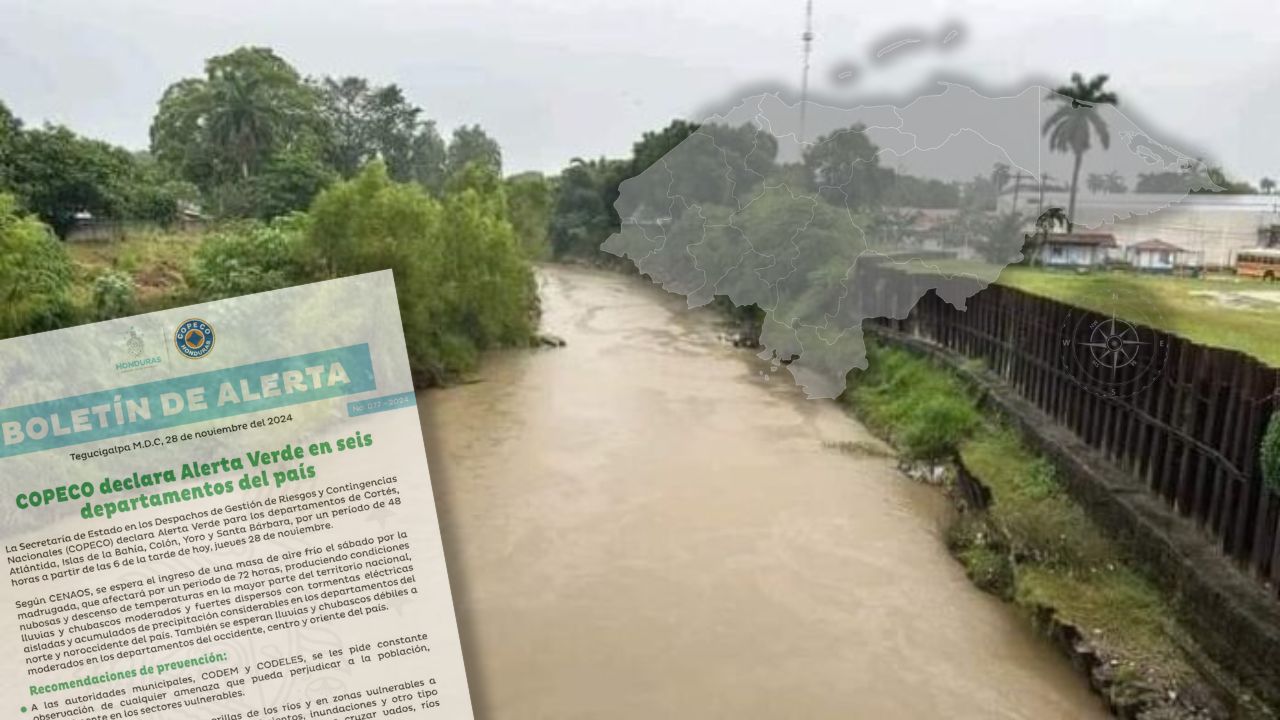 En alerta verde por frente frío estarán estos siete departamentos; uno se suma