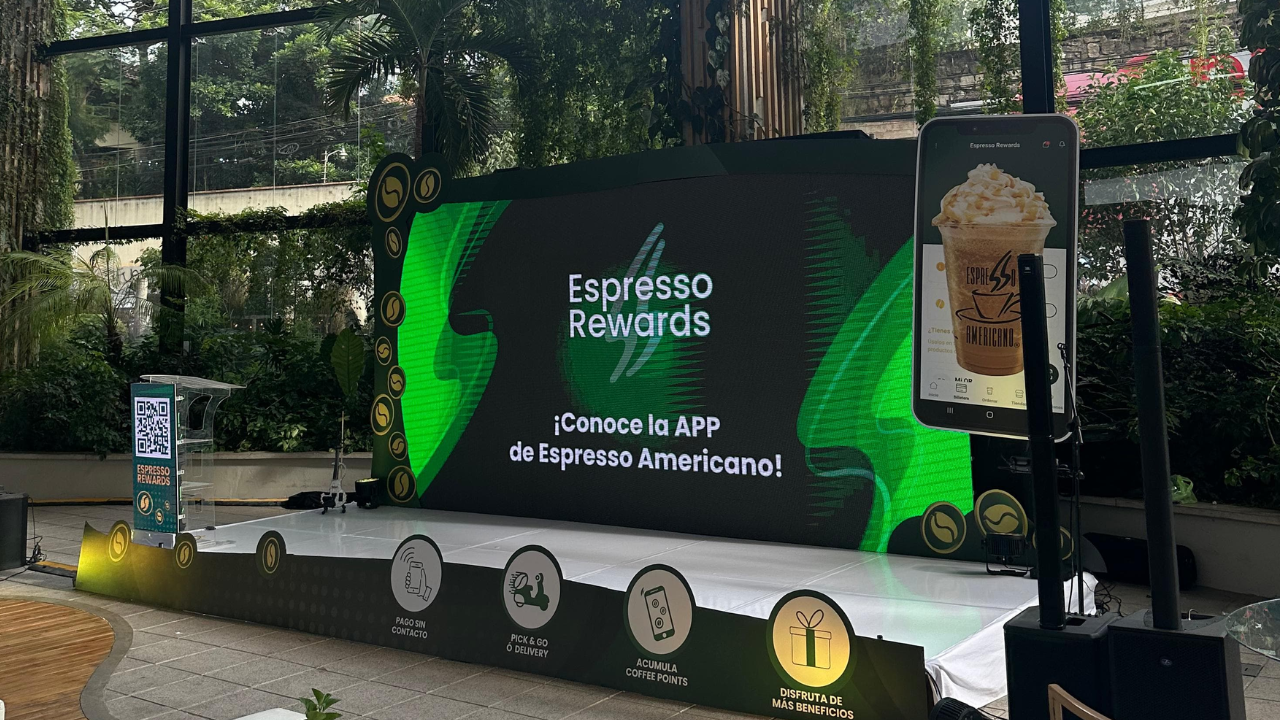 Espresso americano presenta su renovada app Espresso Rewards