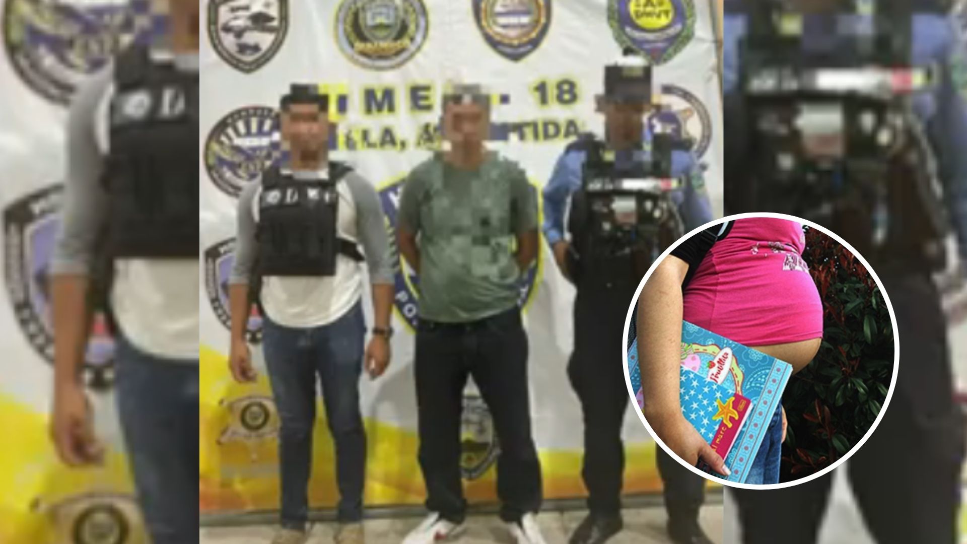 Capturan a hondureño acusado de abusar de su hija y dejarla embarazada
