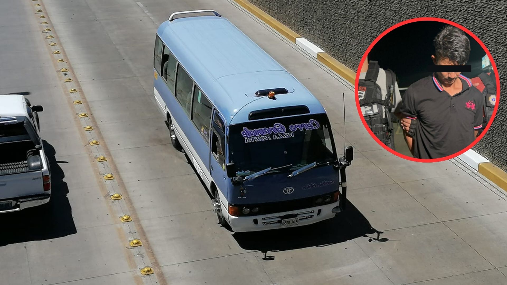 Capturan a hombre que lanzó a mujer de un bus en movimiento tras asalto en Tegucigalpa