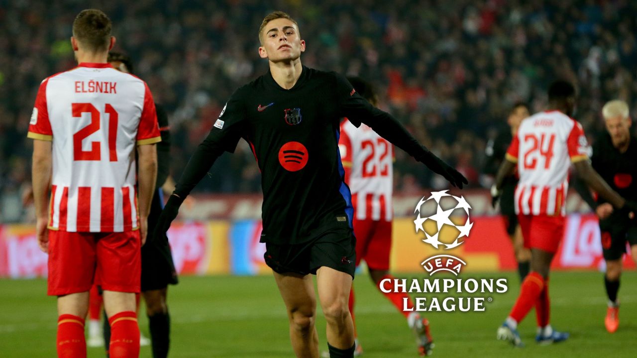 Barcelona sigue imparable y golea al Estrella Roja en la Champions League