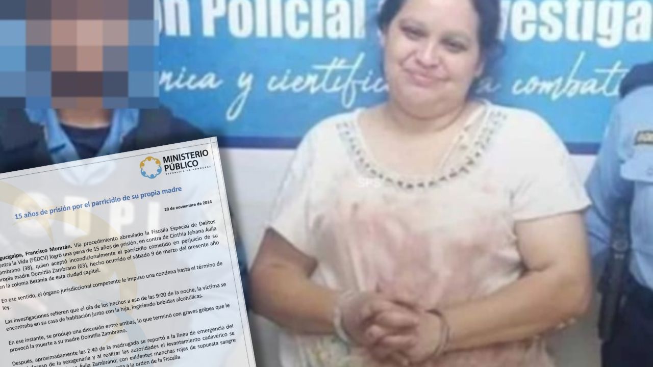 A 15 años de cárcel condenan a mujer que le quitó la vida a su madre