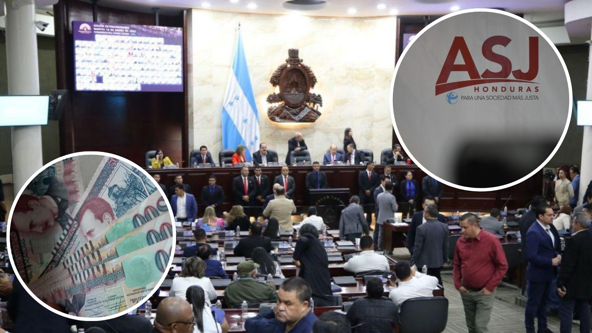 ASJ: el Congreso gastó L106 millones en pago de asesores y asistentes en 2024