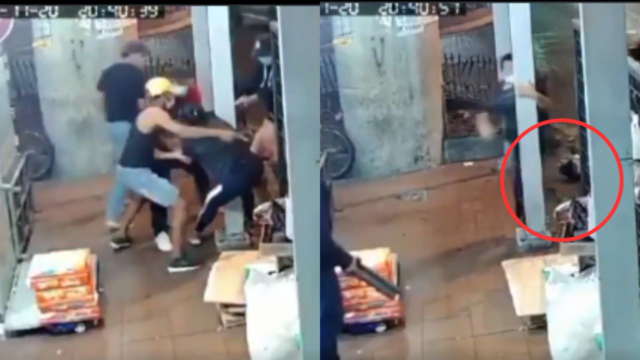 Delincuente le dispara a su 'compañero' durante intento de secuestro a comerciante
