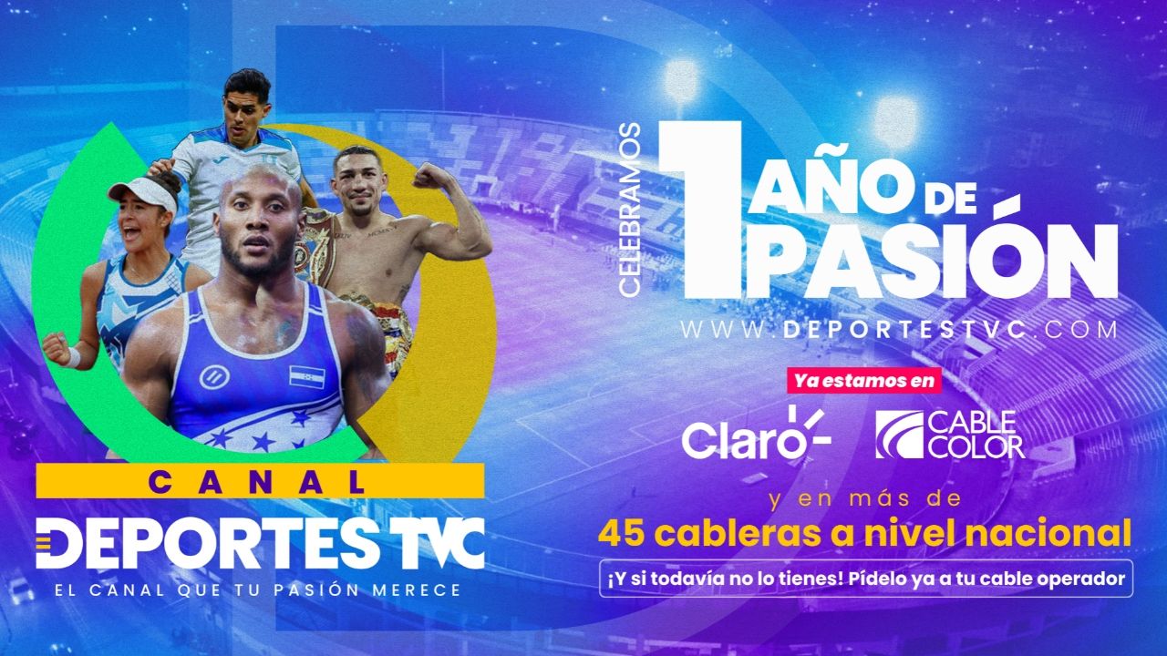 Canal Deportes TVC celebra un año de pasión con los hondureños