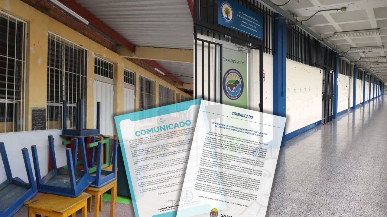 Suspenden clases en varias regiones de Honduras por depresión tropical Sara