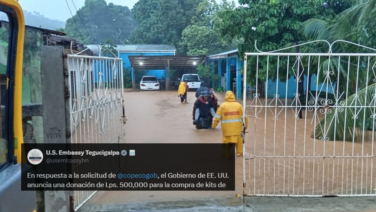 Imagen de Embajada de EE. UU. anuncia donación de víveres para afectados por tormenta Sara