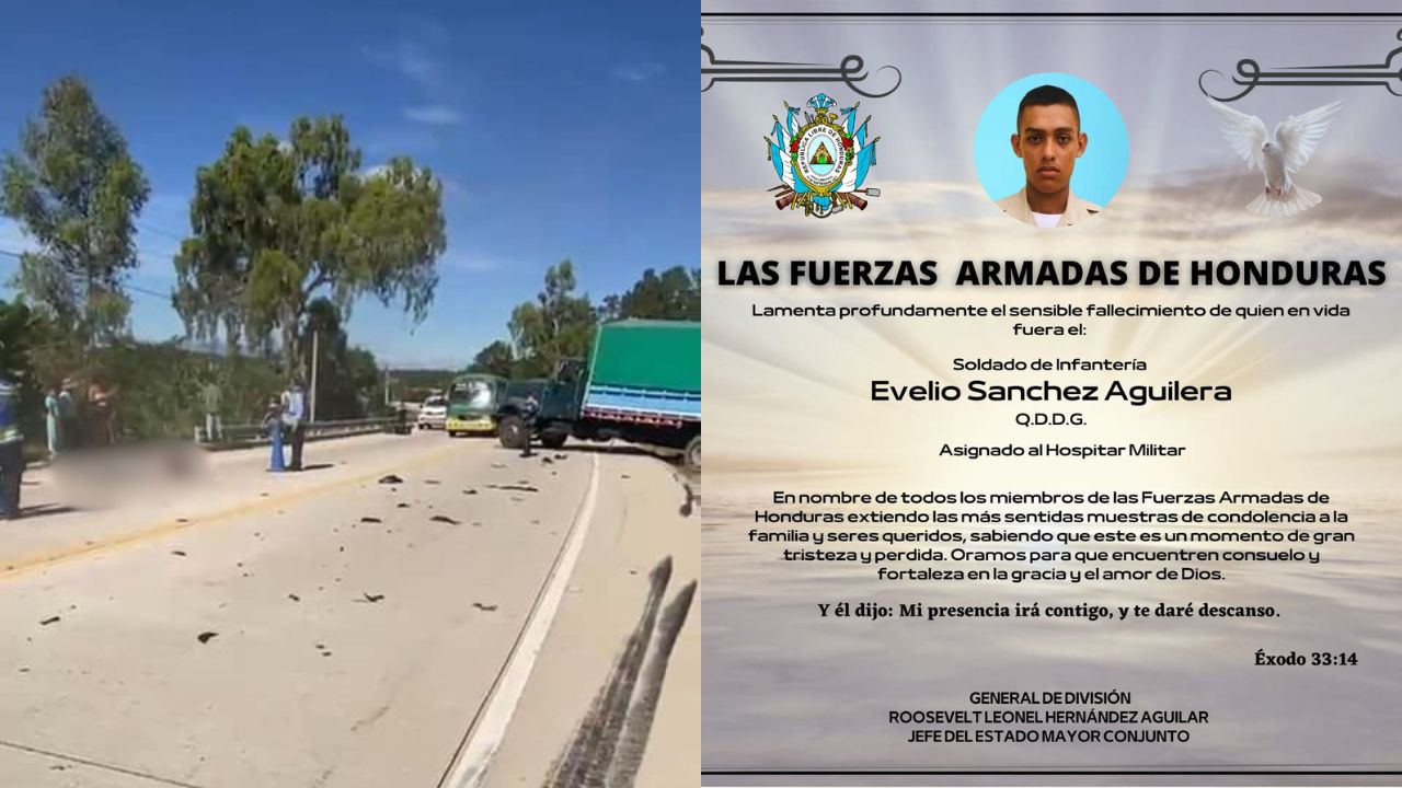 Un soldado muy apreciado por sus conocidos era joven que murió en accidente en El Paraíso