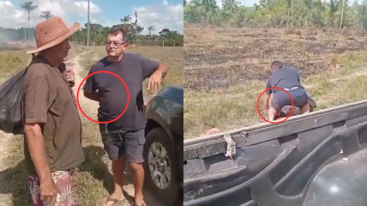 Por presunta disputa de tierras, exmilitar mata a hombre y queda expuesto en vídeo