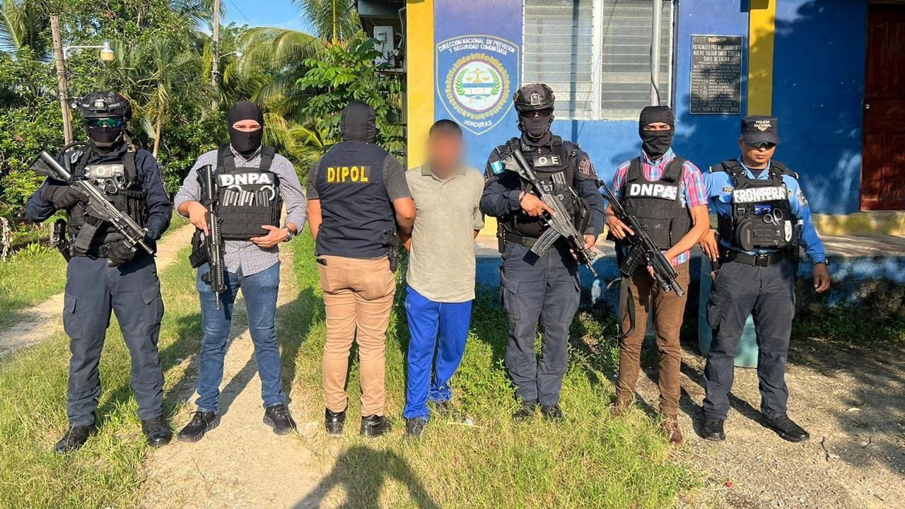 ¿Quién es el extraditable capturado en Cortés por delitos relacionados al tráfico de drogas?