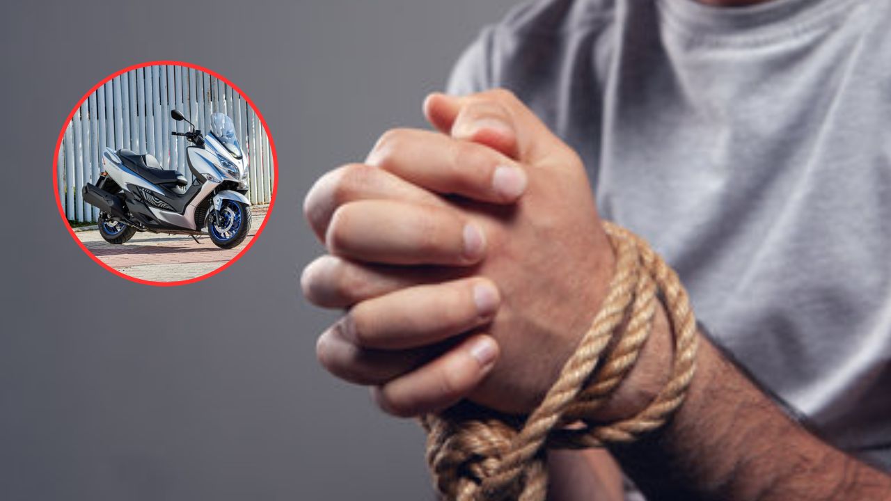 Finge secuestro para pagar una motocicleta con el dinero del rescate