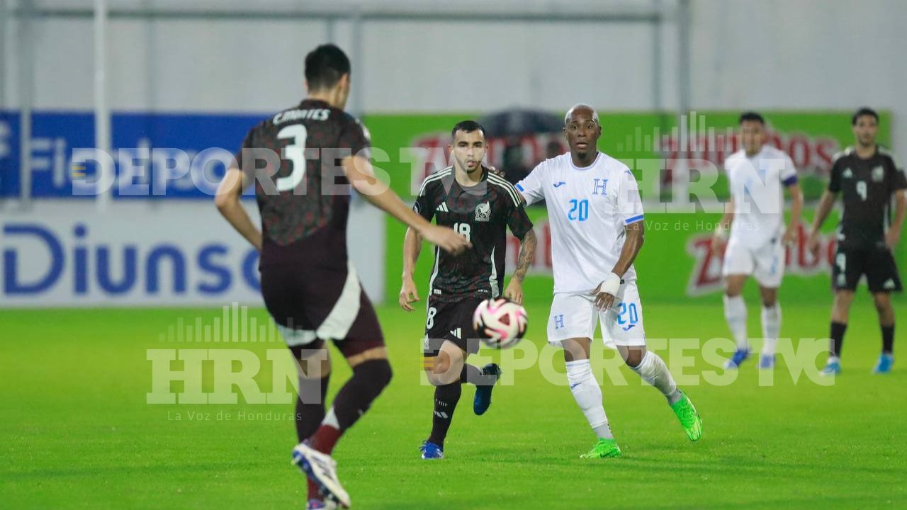 Con doblete de Luis Palma, Honduras vence a México en la Nations League