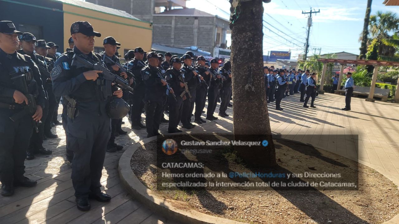 Secretario de Seguridad ordena intervención en Catacamas, Olancho; este es el motivo