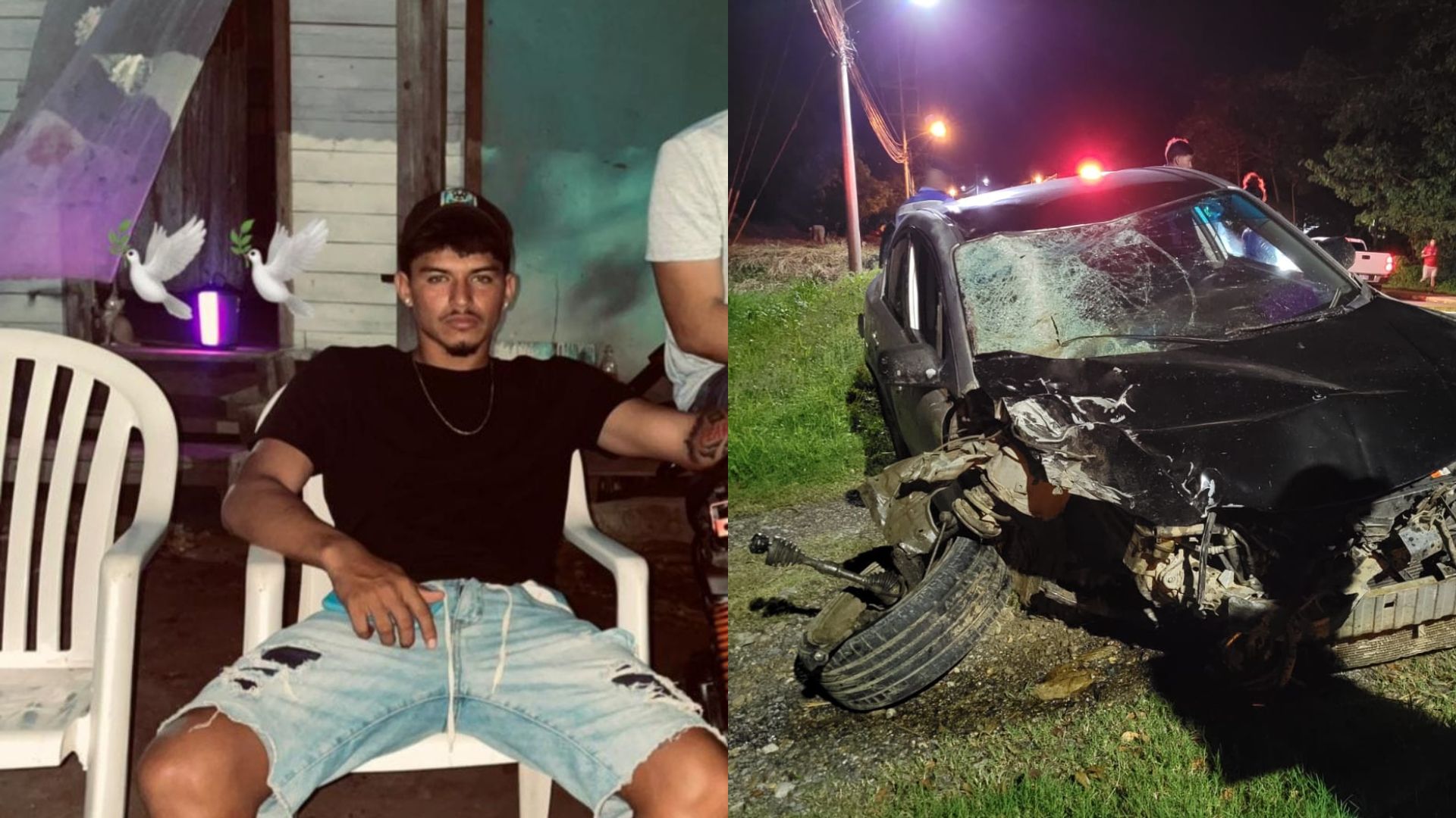Joven motociclista muere en accidente vial mientras hacía carreras clandestinas en Roatán