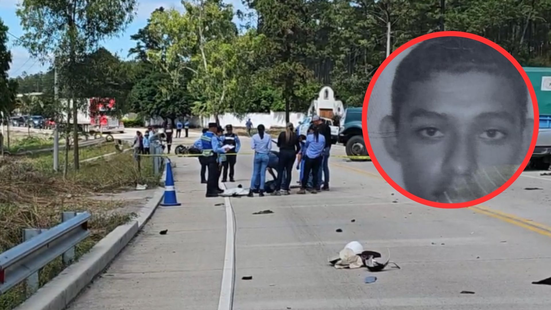 Joven motociclista pierde la vida tras invadir carril y colisionar contra camión en El Paraíso