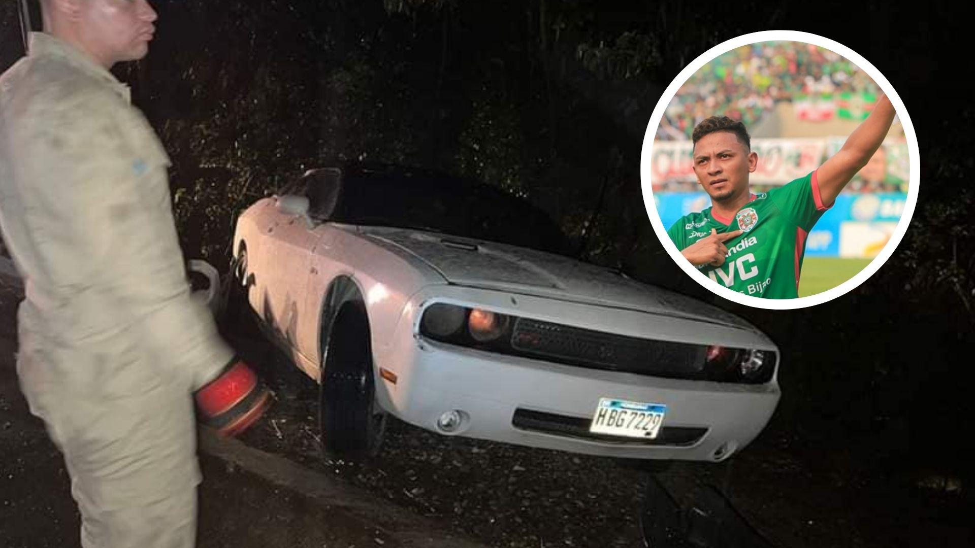 Jugador del Marathón impacta contra una rastra ¿Cuál es su estado?