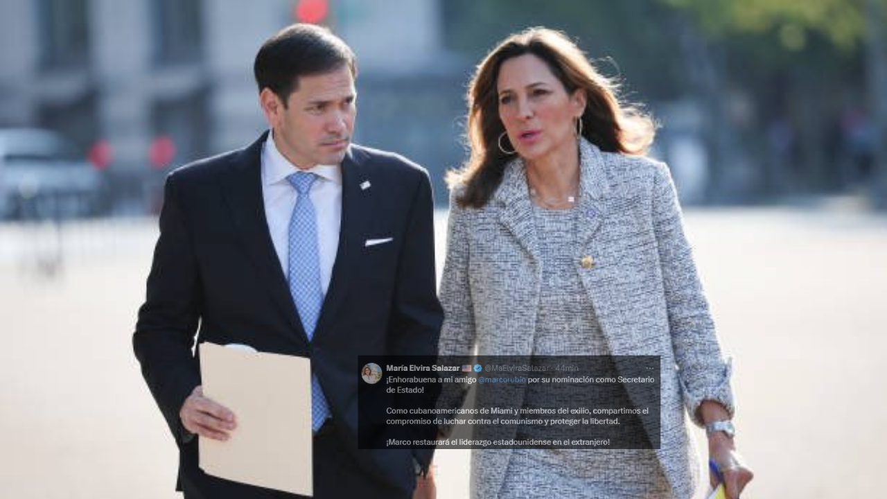 Líderes republicanos celebran el nombramiento de Marco Rubio como secretario de Estado