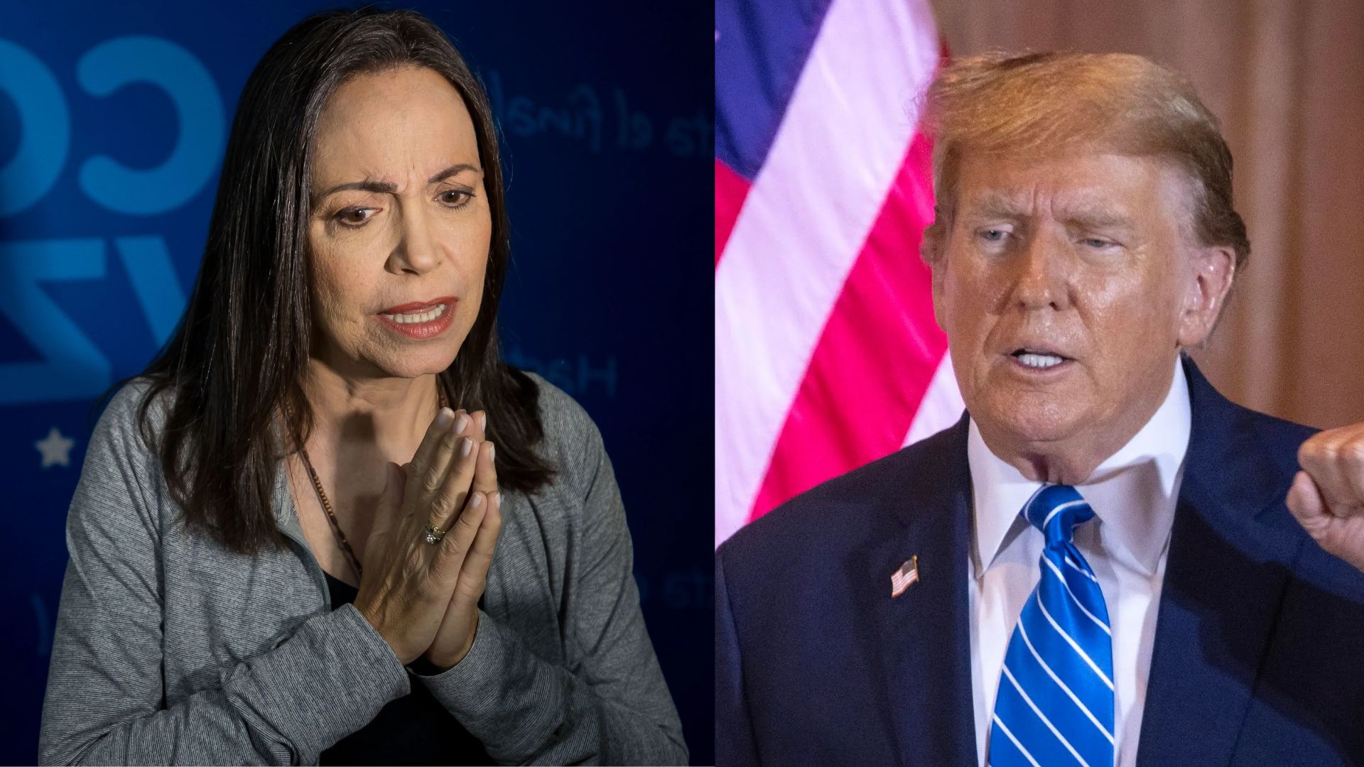 Machado felicita a Trump y le recuerda que Venezuela vive 'días decisivos' tras sus elecciones