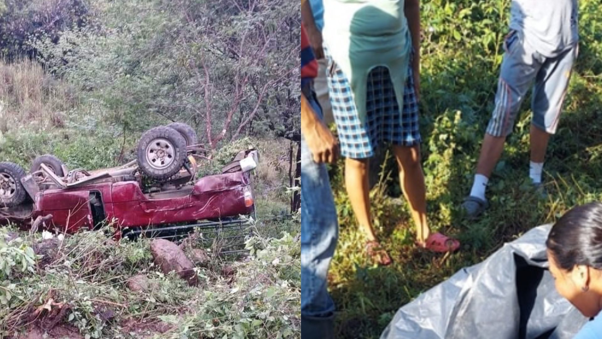 'Mi niño, no': menor muere en accidente de tránsito en Nacaome, Valle