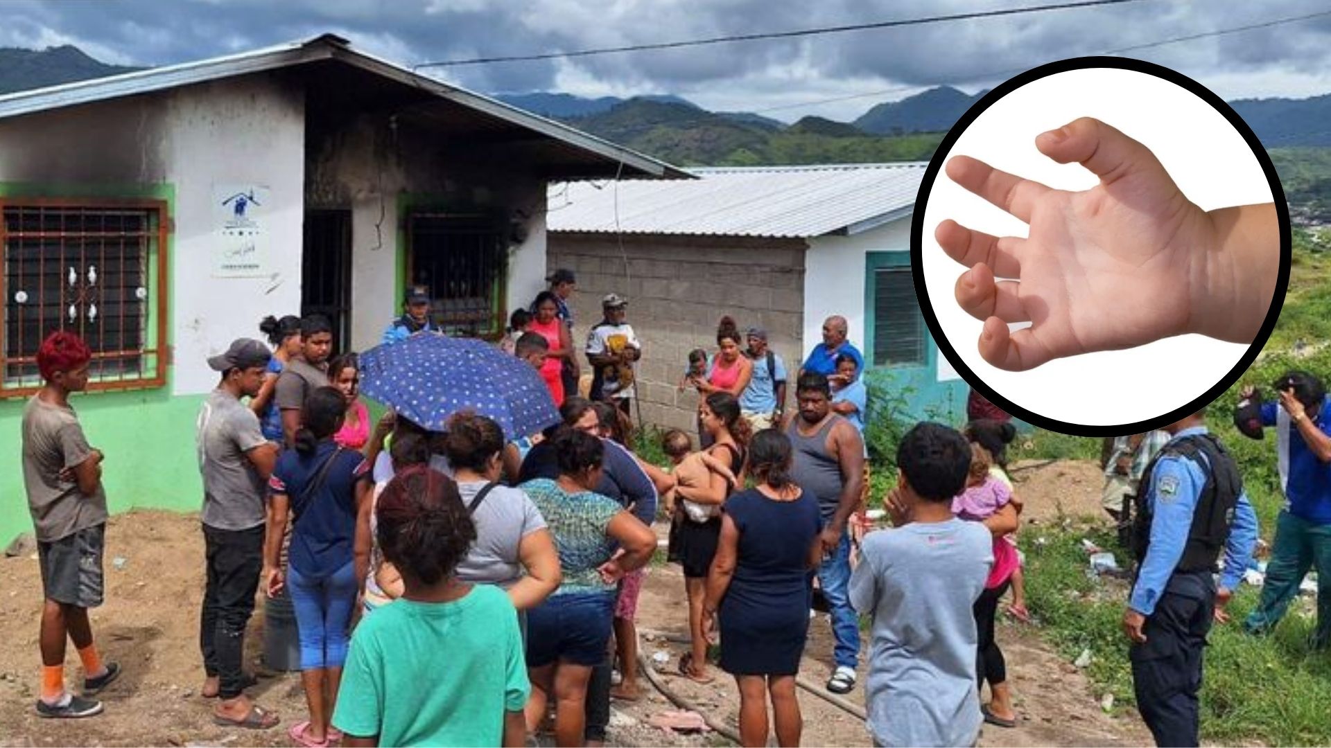 'Ay, mi niño': menor de tres años muere calcinado en su casa en Olancho