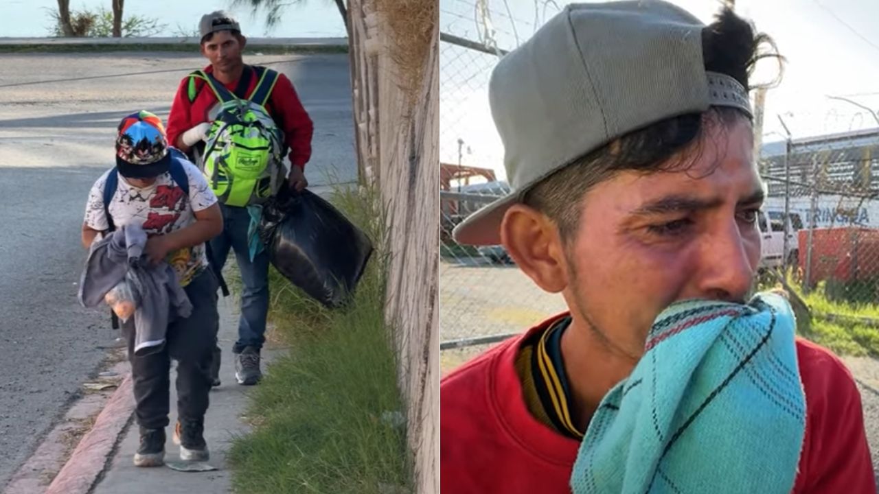 Migrante hondureño con parálisis cerebral llega con su hijo a frontera buscando el 'sueño americano'
