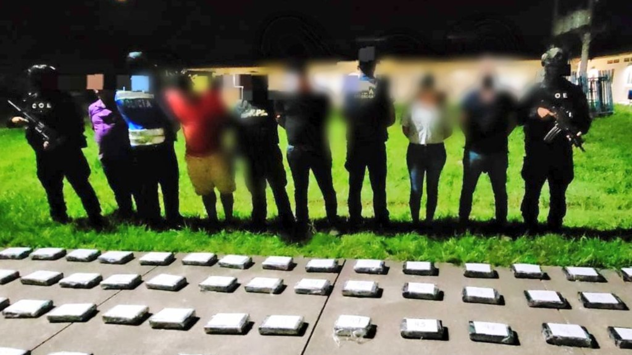 Presentan requerimiento fiscal contra cinco detenidos con 66 kilos de cocaína