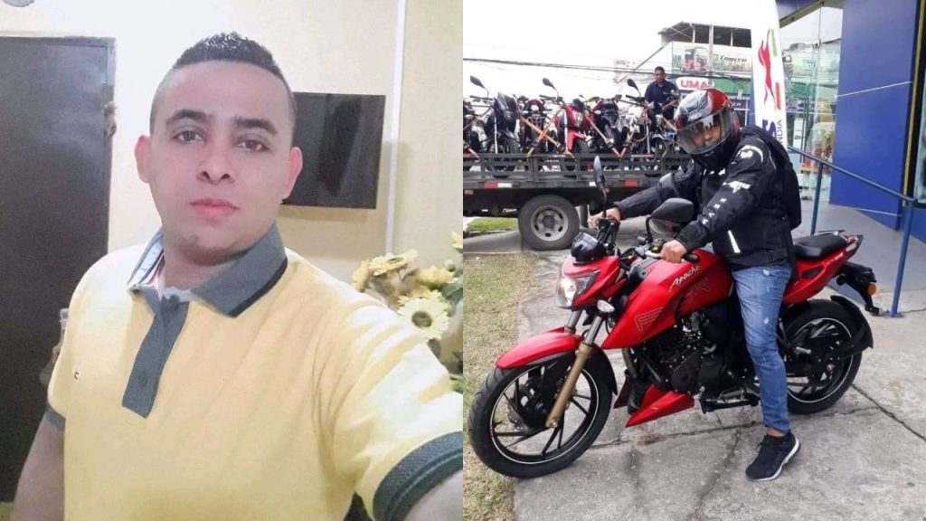 Dos fotos del joven asesinado en autobanco en SPS