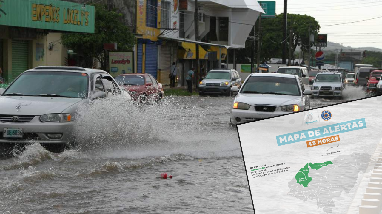 Imagen de En alerta verde por 48 horas estos departamentos de Honduras