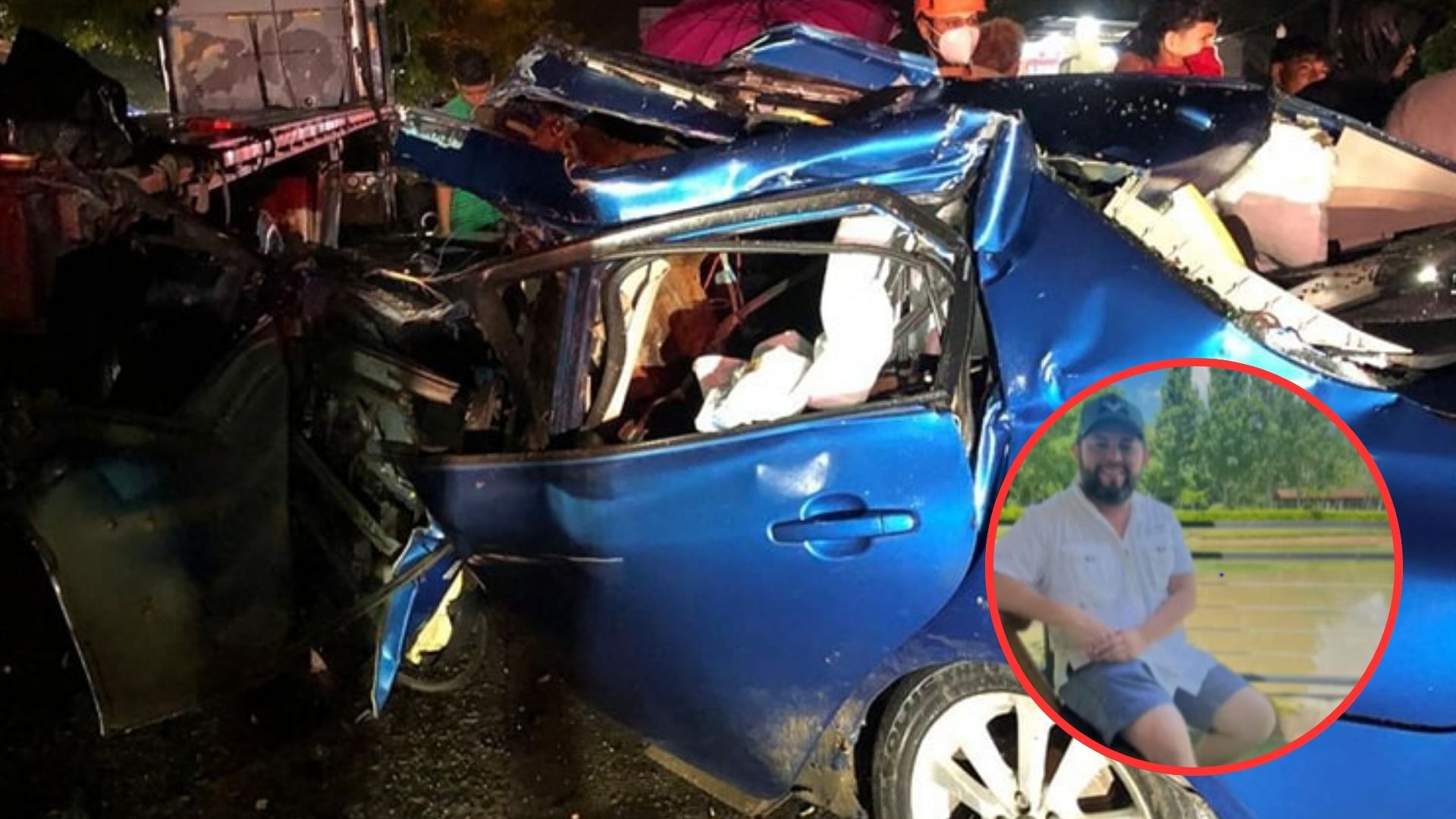 Hondureño muere en aparatoso accidente vial: impactó contra una rastra