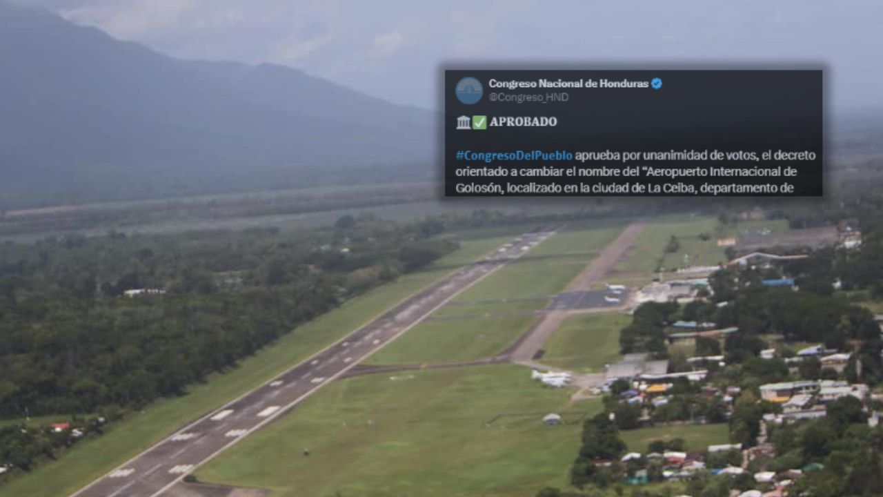 Este será el nuevo nombre del aeropuerto de La Ceiba, en Honduras
