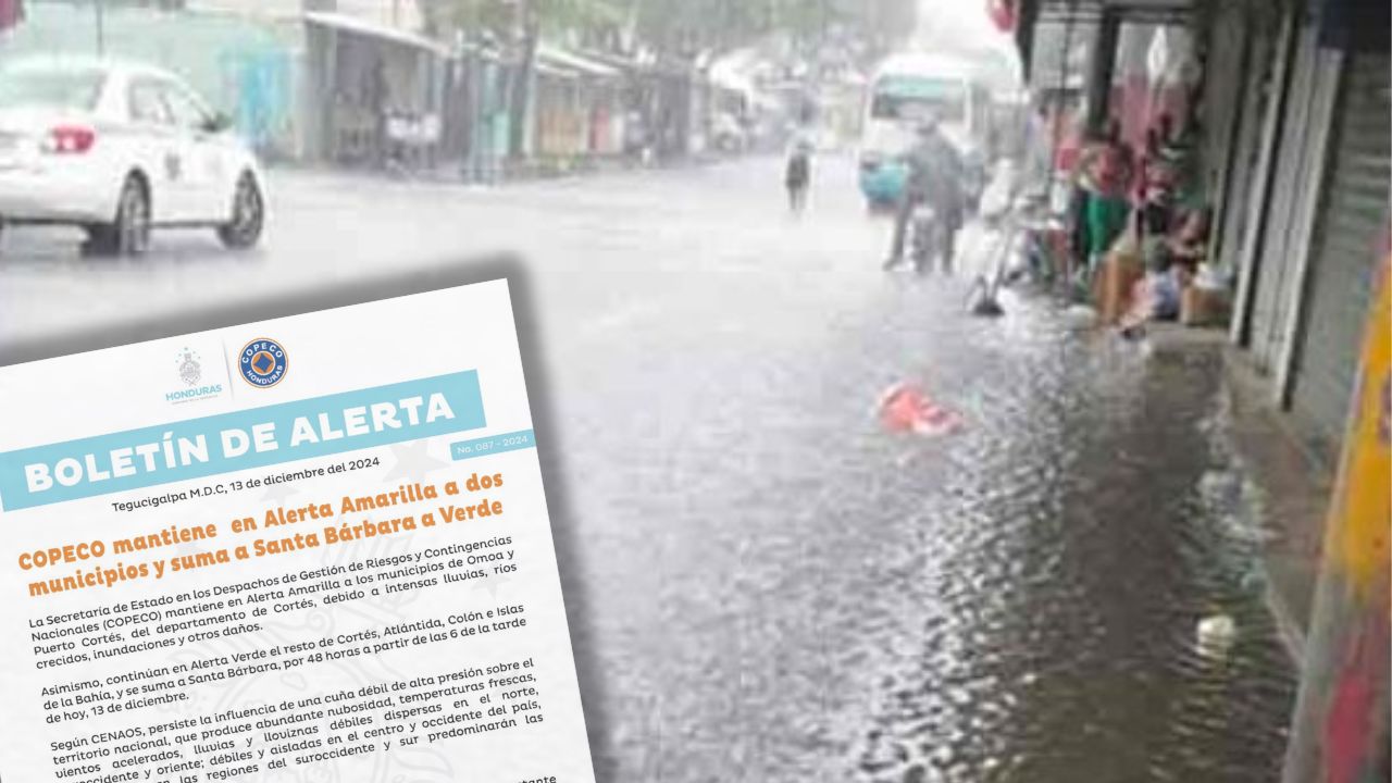 Mantienen alerta amarilla en dos municipios y amplía la verde a un departamento