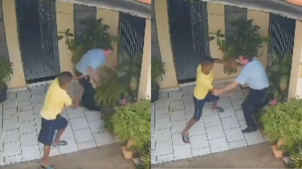 Vídeo: captan cómo un hombre apuñala a señor, ¿qué ocurrió con la víctima?