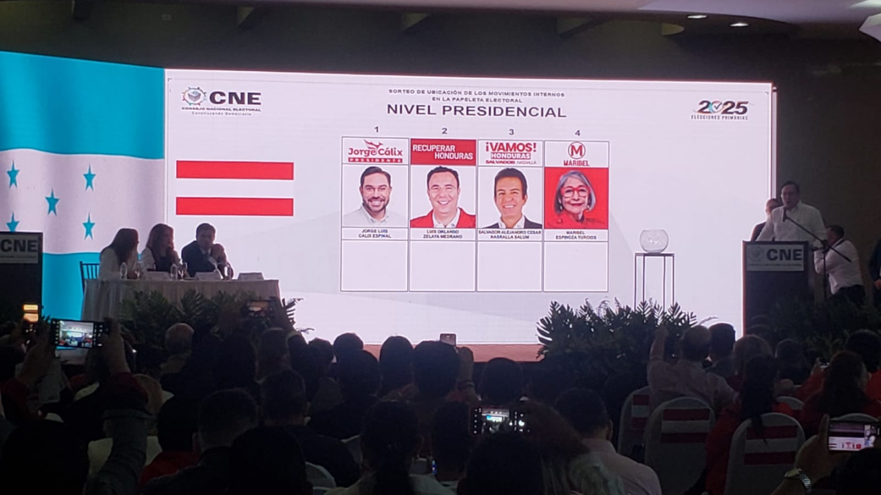 Así queda definida la papeleta para elecciones primarias del Partido Liberal