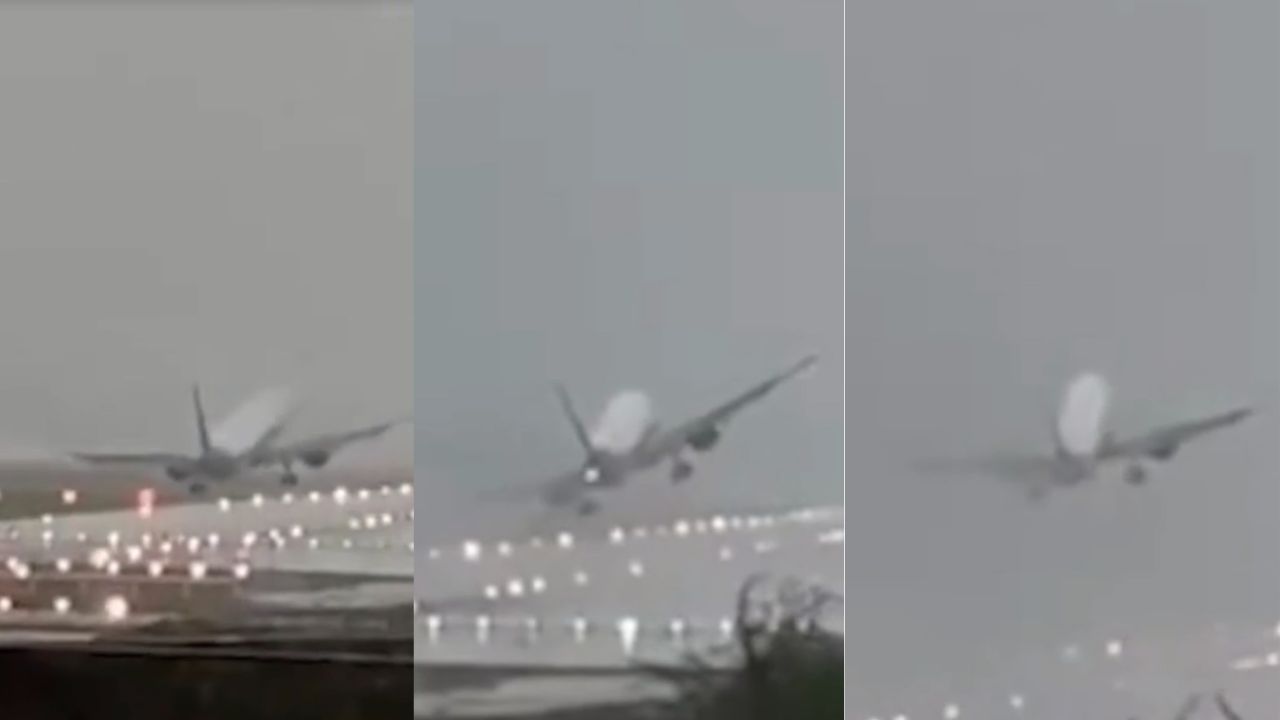 Así fue el momento en que piloto de avión abortó aterrizaje y evitó una tragedia