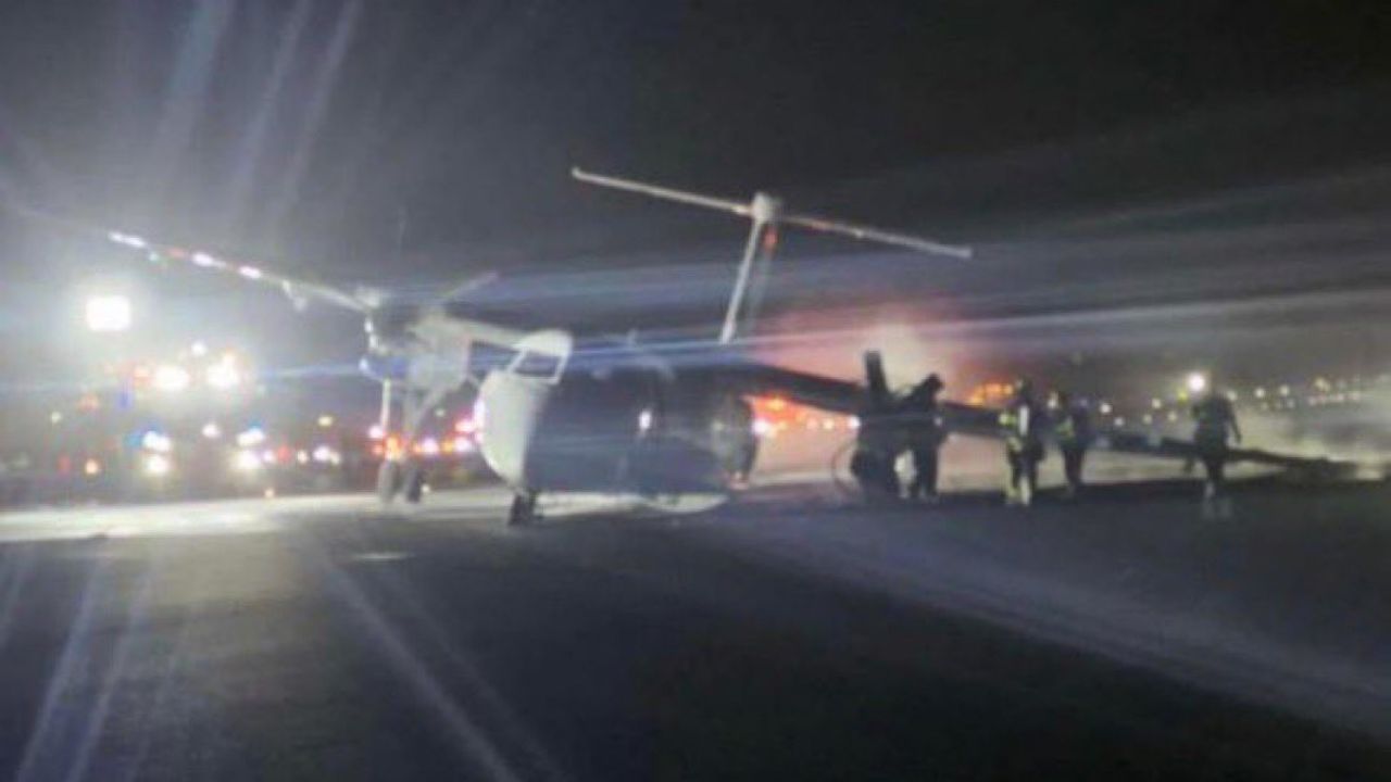 Avión sufre accidente al aterrizar de emergencia en Canadá, ¿hubo víctimas?