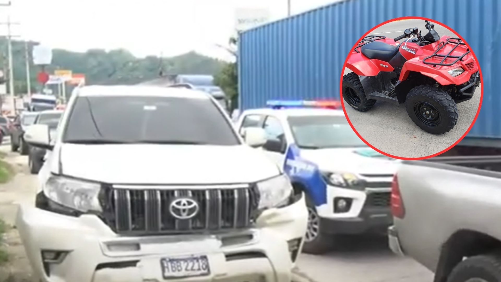 Joven muere tras perder el control de su cuatrimoto y volcar en bulevar de Choloma