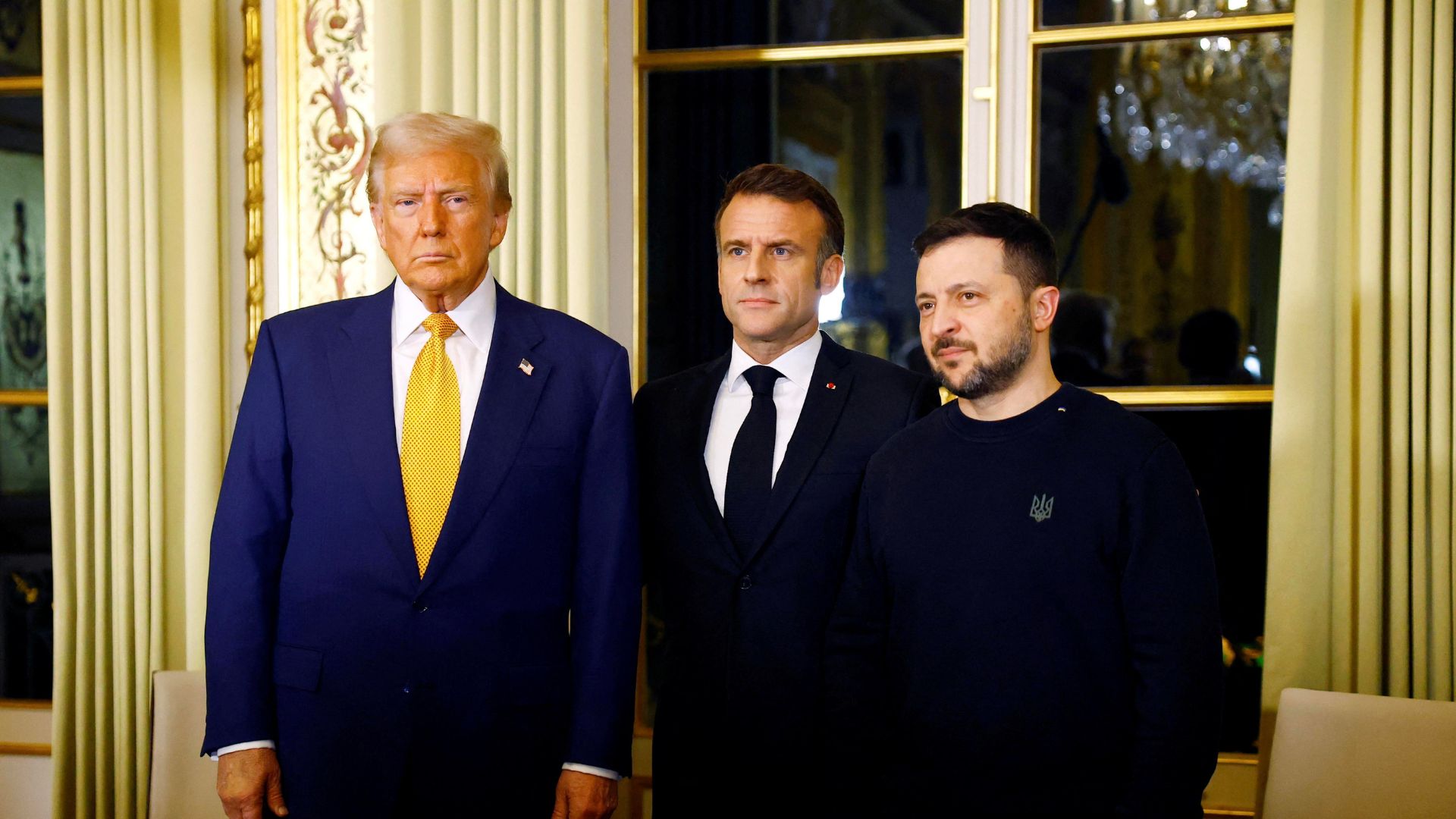 Trump se reúne con Zelenski en el Elíseo, en un encuentro organizado por Macron