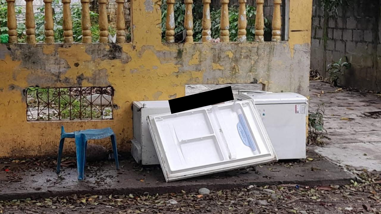 Hallan cadáver dentro de un congelador abandonado en La Ceiba
