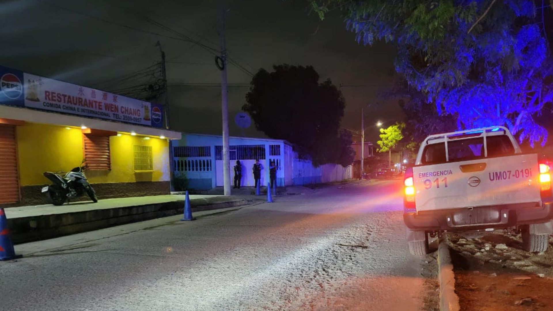 Así fue asesinado guardia de seguridad en restaurante de comida china en San Pedro Sula